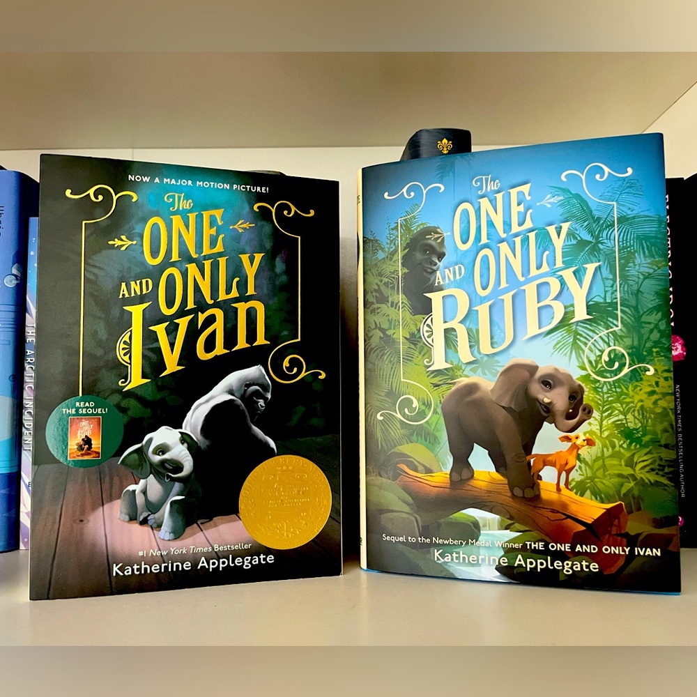 Two Brand New hardback books by Katherine Applegate